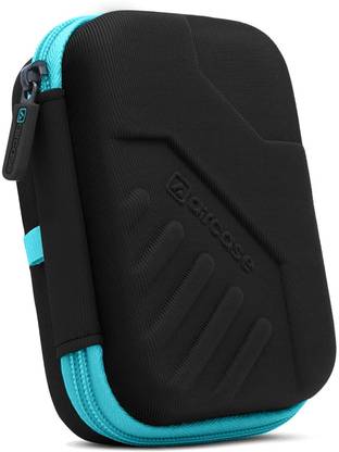 AirCase Hard Drive Case Cover, Travel Pouch, Tech Organizer with Shockproof EVA 2.5 inch Shock Resistant Water Proof Hard Drive Case