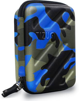 Tizum Gadget Organiser 2.5 inch Shock Resistant Water Proof EVA Portable Electronic Travel Gadgets & Accessories Organizer/ Case