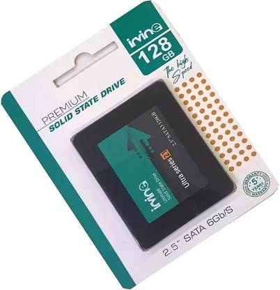 इरविन एसएसडी Irvine SATA III SSD Solid State Drive 128 Gb Space Internal Data Storage Device 2.5 inch सॉलिड स्टेट ड्राइव