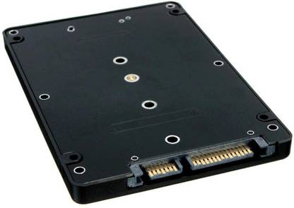microware M.2 NGFF (SATA) SSD To 2.5 Inch SATA Adapter Card 8mm Thickness Enclosure 2.5 inch Shock Resistant Water Proof (NGFF) SSD to SATA III Hard Drive Enclosure