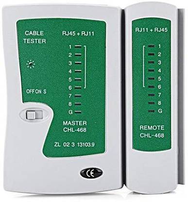 RuhZa RJ45 and RJ11 LAN network Ethernet internet cable Tester RJ 45 for RJ45 RJ11 RJ12 CAT5 CAT 6 Lan Adapter Tester Tower Server