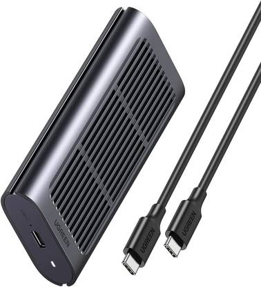 Ugreen M.2 NVMe SSD Enclosure Adapter, 20Gbps USB C 3.2 Gen 2×2, M-Key & M+B Key 2.5 inch External Hard Drive Enclosure