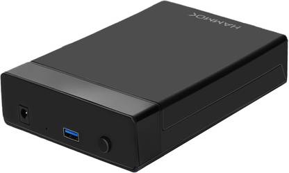 Hammok Pure 2 in 1 USB 3.0 External HDD Casing for 2.5 inch and 3.5 inch Shock Resistant USB 3.0 HDD Enclosure Case