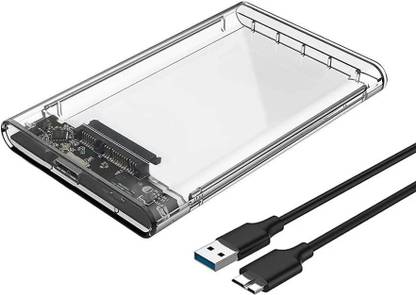 BKC SATA USB 2.0 Portable Tool Free SSD HDD Box External Hard Drive Enclosure 2.5 inch Shock Resistant HDD Enclosure