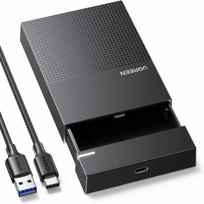 Ugreen External Hard Drive Enclosure With USB-C To USB-A Cable 6G 2.5 inch Shock Resistant Water Proof External Hard Drive Enclosure