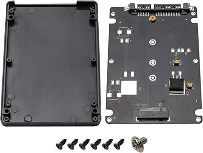 Lynacz NGFF & SSD to 2.5inch SATA3.0 Adapter Converter Card,M.2 (NVME & AHCI) SSD 2.5 inch Shock Resistant Water Proof enclosure