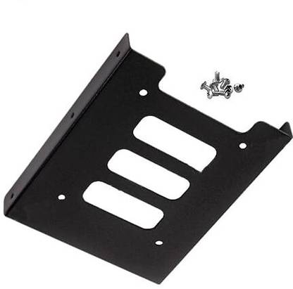 RuhZa SSD Bracket 2.5 to 3.5 Adapter SSD Mounting Bracket Kit 2.5 to 3.5 SSD HDD 2.5 inch Water Proof PC,SDD