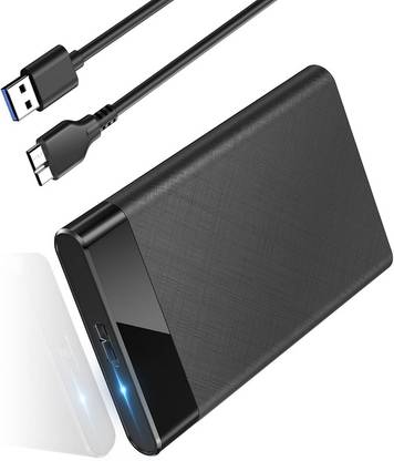 D S REFURBISHED 2.5 Inch SATA USB 3.0 HDD / SSD Portable External Hard Disk 2.5 inch Shock Resistant Enclosure 7 MM and 9.5 MM Tool Free , Supports UASP Max Upto 6TB