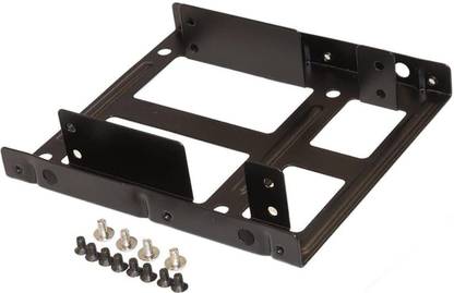 VOOCME 2.5" to 3.5" Bay Dual SSD Mounting Bracket Trey HDD Bracket Internal Hard Drive 2.5 inch Shock Resistant Water Proof Internal Hard Drive 2.5" and 3.5" Dual Bay