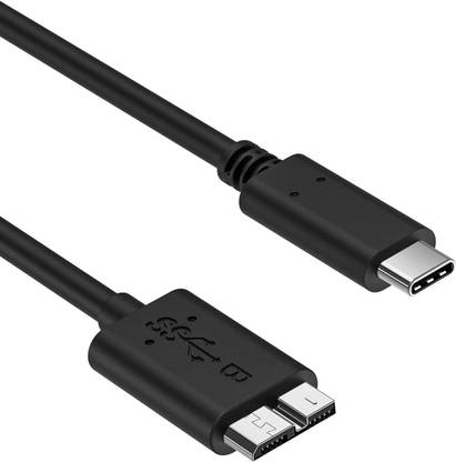 jihaan USB C Type C External Hard drive disk cable, 10Gbps Fast Charging Compatible 2.5 inch USB Type C to Micro-B USB 3.0 Cable
