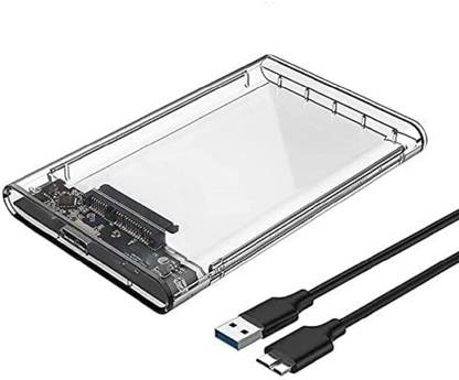 Consistent Transparent 2.5 inch Internal Hard Drive Enclosure