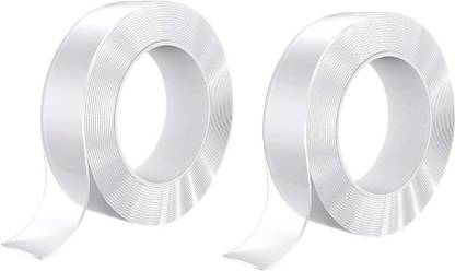 Yours Choice Multipurpose Adhesive Silicone Tape, Heat Resistant, Removable, Washable, 3 m Double-sided Tape