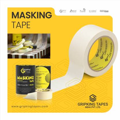 Gripking Masking Tape Single Side 24mm X 20mtr = 6pcs 20 m Masking Tape