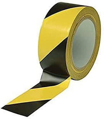 B K Jagan and Co Floor Marking Zebra Tape Yellow & Black 20 Meter roll 2 inch (48mm)-154 5 cm Floor Marking Tape