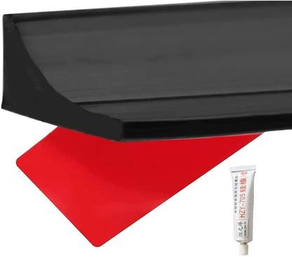 Litenyx 2Mtr Silicone Water Stopper Tape for Kitchen Slab Bathroom Door Seal Strip-Black 200 cm Anti Slip Tape