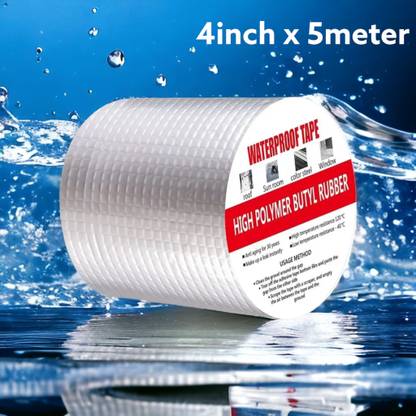 Lexmyne Aluminum Butyl Hatch Cover Flashing Permanent Tape Pipe Roof Window &Sealing W 5 m Duct Tape