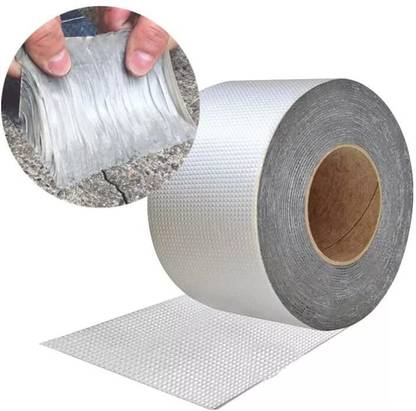 MASTER FINISH Leakage Repair Waterproof Tape for Pipe Leakage Solution 4 Inch x 5 m Butyl Tape