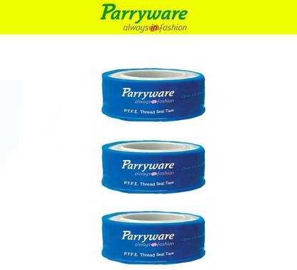 Parryware Teflon Tape Pipe Thread Tape set of 3 pic 275 10 m Self-amalgamating Tape