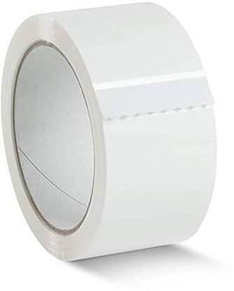 MALANI STORES BOPP 50 mm x 60 mm Self Adhesive Floor Marking Tape (White) 65 m Foam Tape