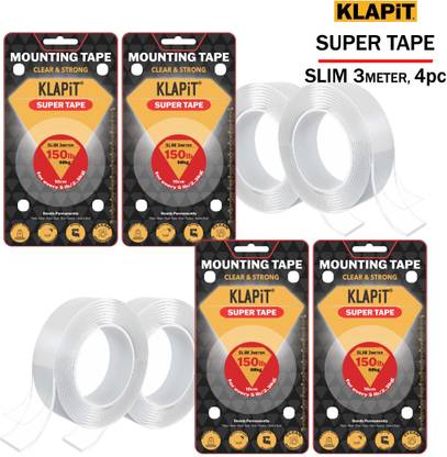 KLAPiT Super Tape Slim 3 m Double-sided Tape