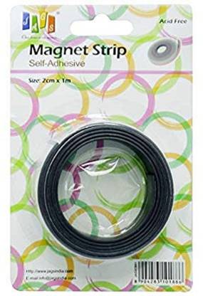 DEZIINE Magnetic Tape or Magnetic Strip Self Adhesive (2cm x 1m) Ideal for Making Fridge Magnets and Other Promotional Gifts by Yey 1 m Anti Slip Tape