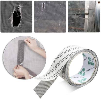 Masox Store Anti-Mosquito 3 Layer Tape Strong Adhesive Window Screen Repair Kit Tape (Manual)
