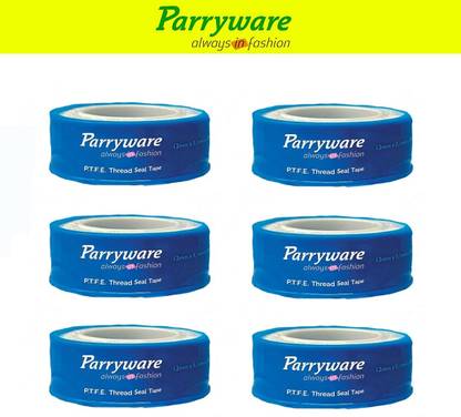 Parryware Teflon Tape Pipe Thread Tape set of 6 pic 293 10 m Self-amalgamating Tape