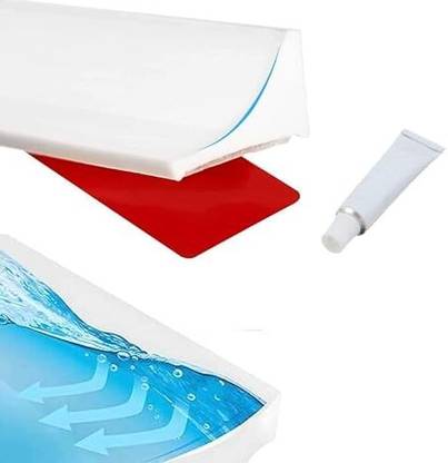 Nucarture Water Stopper for Bathroom Floor Silicon Kitchen Slab Dam Tape Barrier 1 m Anti Slip Tape