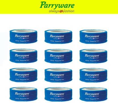 Parryware Teflon Tape Pipe Thread Tape set of 12 pic 344 10 m Self-amalgamating Tape