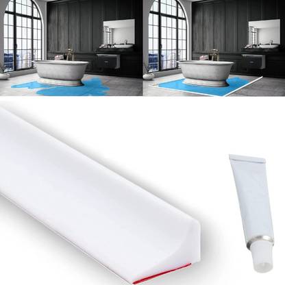 metreno Water Dam Tape for Sink Slab, Water Stopper for Kitchen Slab,(White, 1Meter) 100 cm Floor Marking Tape