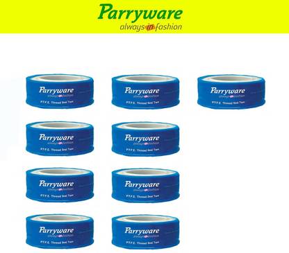 Parryware Teflon Tape Pipe Thread Tape set of 9 pic 357 10 m Self-amalgamating Tape