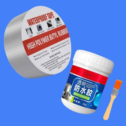 Lexmyne Water-Resistant Transparent White Glue For Flat Laminates With Foil Butyl Tape A Adhesive