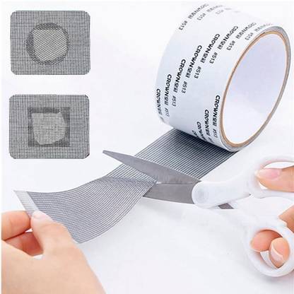 Masox Store Anti-Mosquito 3 Layer Tape Strong Adhesive Window Screen Repair Kit Tape (Manual)