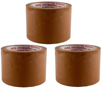 D-fix Heavy Duty Handheld Brown Packaging Tape Rolls for Carton Box Packing Tape-48 MM 65 m Single Sided Tape