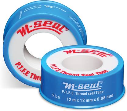 M SEAL BY PIDILITE Pidilite M-SEAL PTFE Tape 12mm x 12m |Used for pipe fittings & fixing water Leak 12 m Anti Slip Tape