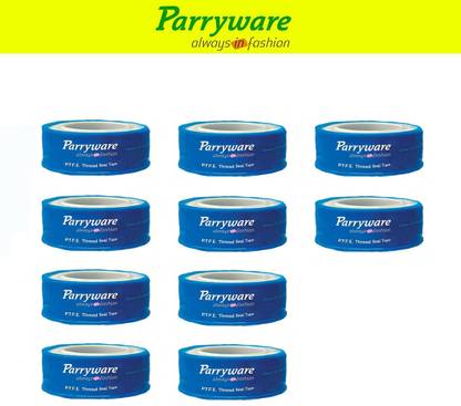 Parryware Teflon Tape Pipe Thread Tape set of 10 pic 357 10 m Self-amalgamating Tape