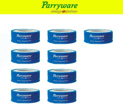 Parryware Teflon Tape Pipe Thread Tape set of 9 pic 299 10 m Self-amalgamating Tape