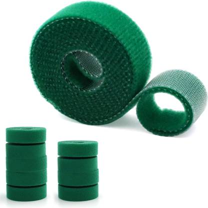 HASTHIP 10Pcs Reusable Nylon Plant Tie Strap, Garden Tape Rolls 1m 1 m Duct Tape
