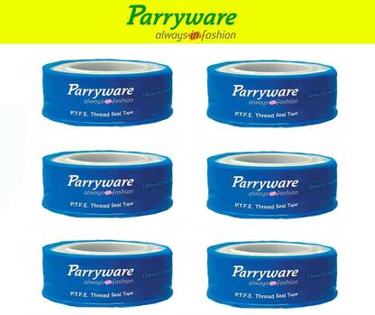 Parryware Teflon Tape Pipe Thread Tape set of 6 pic 075 10 m Self-amalgamating Tape