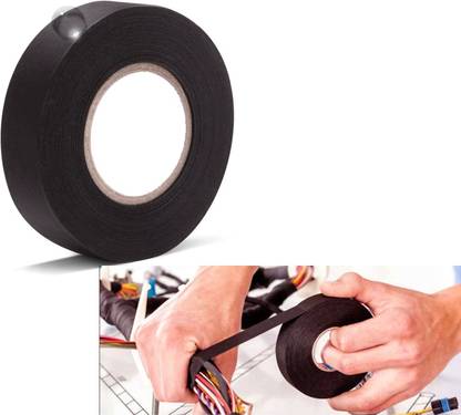 Anasis Cloth Tape Automotive Wiring Harness Cotton Tape 19 mm x 25 M