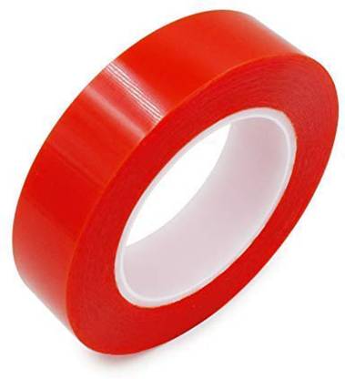 Feelitson Transparent Double Sided Clear Heat Resistance Ultra Gum Tape (10mX10mm) 10 m Double-sided Tape