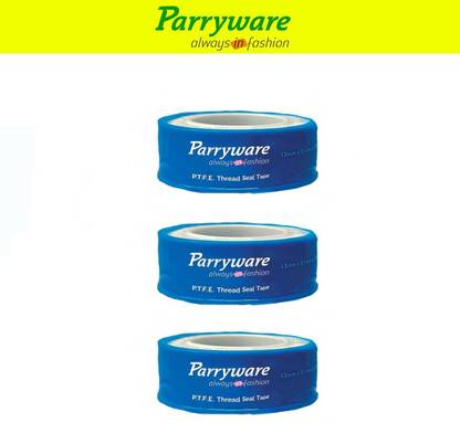 Parryware Teflon Tape Pipe Thread Tape set of 3 pic 336 10 m Self-amalgamating Tape