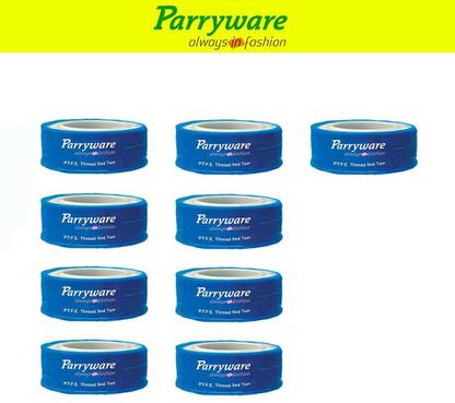 Parryware Teflon Tape Pipe Thread Tape set of 9 pic 383 10 m Self-amalgamating Tape