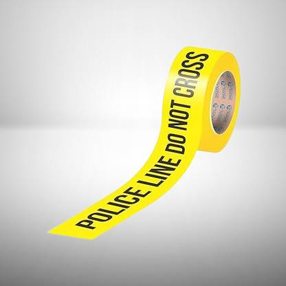 neze Police Line Do Not Cross Barricade Tape Roll - 3 Inch x 300 Meter 300 m Road Marking Tape