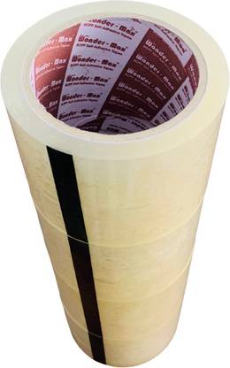 PackMax Strong Packaging Tape, Transparent Single Sided Tape 50 cm Single Sided Tape