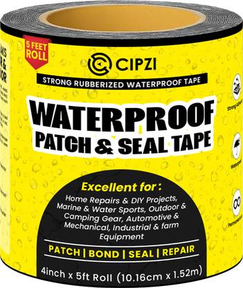 Cipzi Strong Leak Repair Tape – Waterproof Aluminum Butyl Adhesive for Roof & Tank 150 cm Butyl Tape