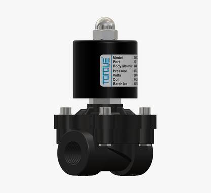 Torque 20MM 24V DC Normally Closed Nylone Type Electric Solenoid Valve 2W Automatic Control Valves