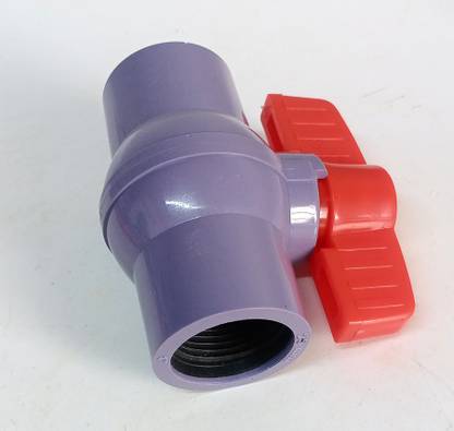 DVYA PVC Ball Valve Threaded 1 inch (2 Pcs) Ball Valves