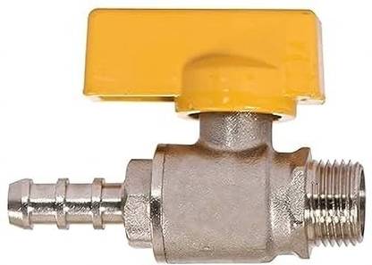 Implemental Gas Valve Chutki Valve (1/2INCH X 8 MM) Ball Valves