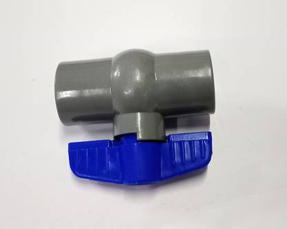 DVYA PVC Ball Valve Thread 20mm ( 2Pcs ) Ball Valves